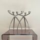 Aluminium tripod candle holders for De Bijenkorf, Netherlands 1970s