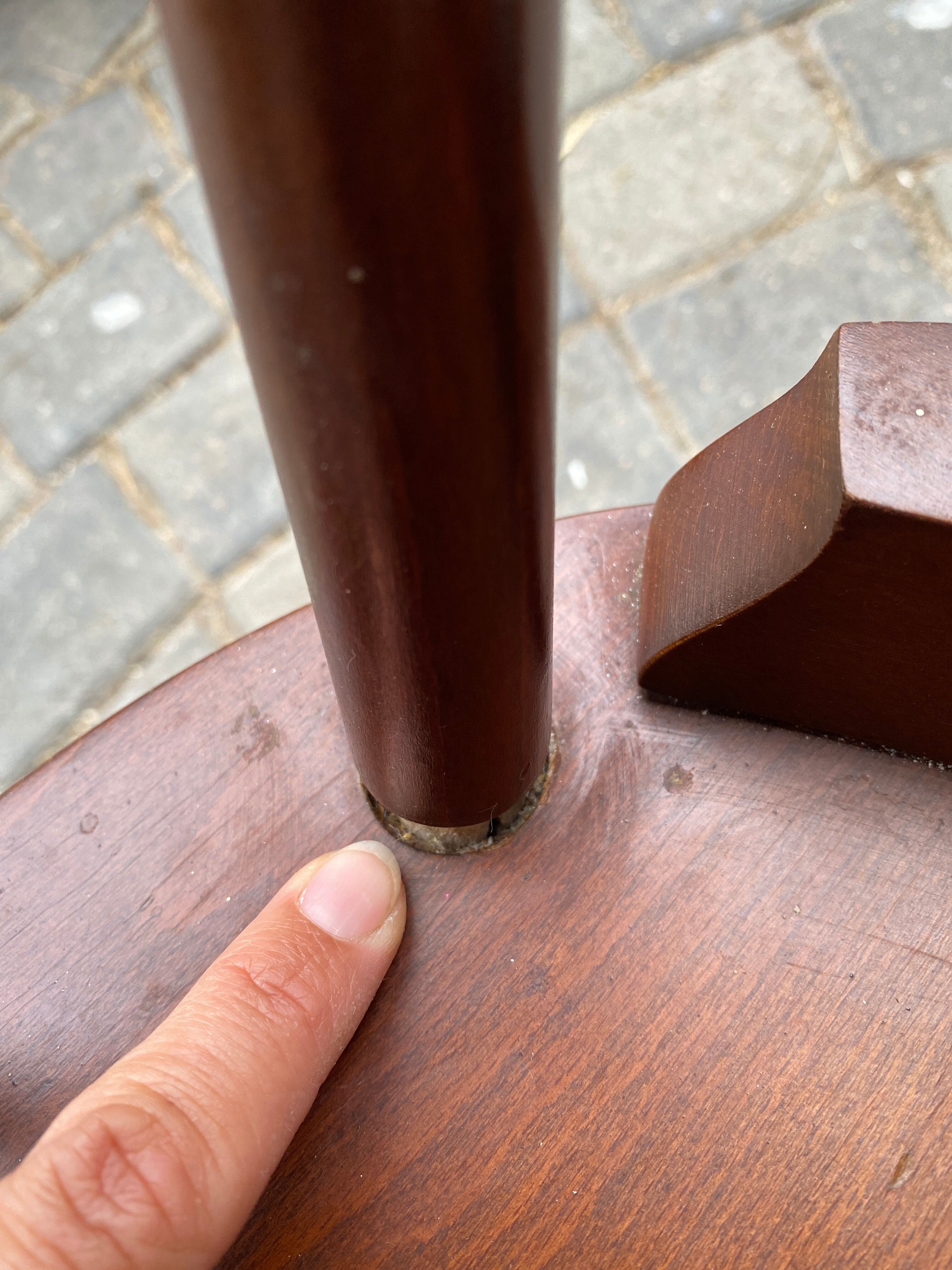 Wooden rocking-chair