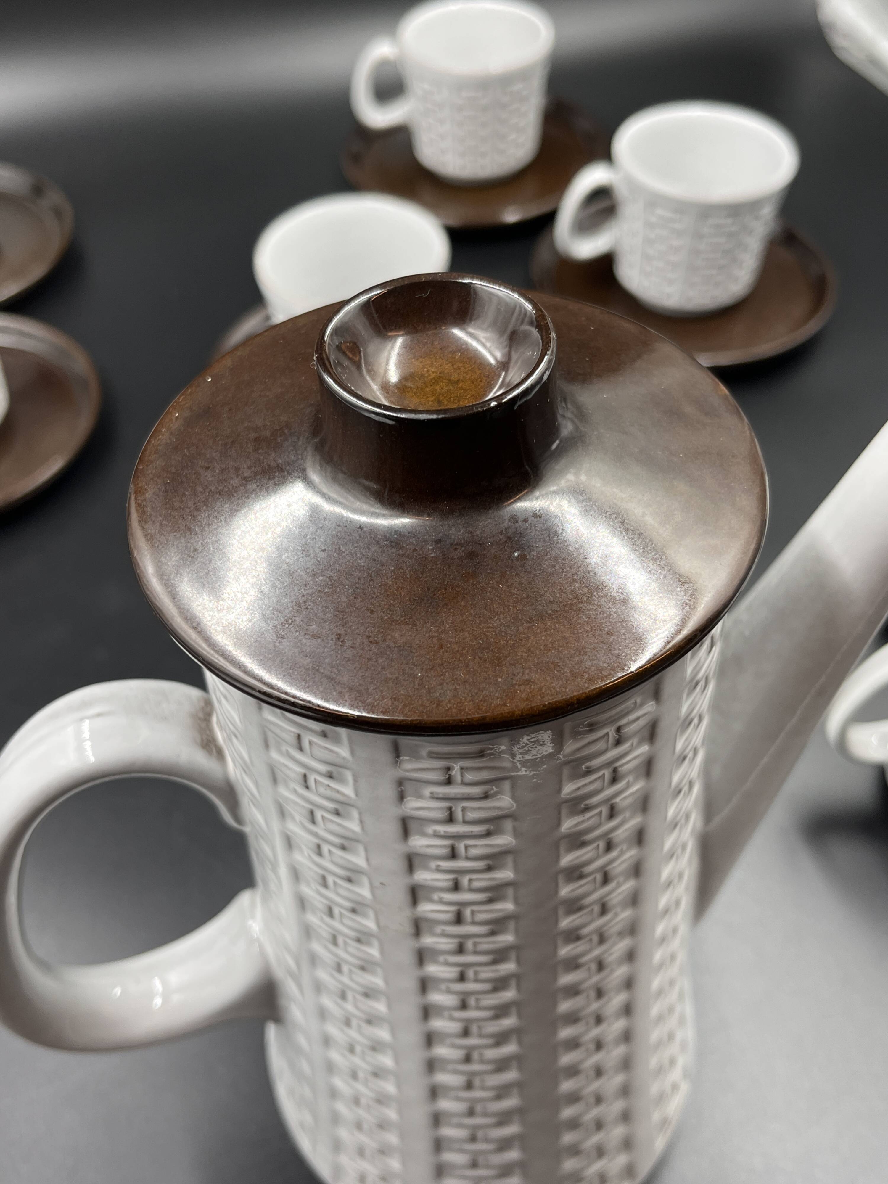 Ceramano coffee service, model: Epsilon by Karl Leuther