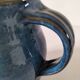 Blue glazed stoneware jug