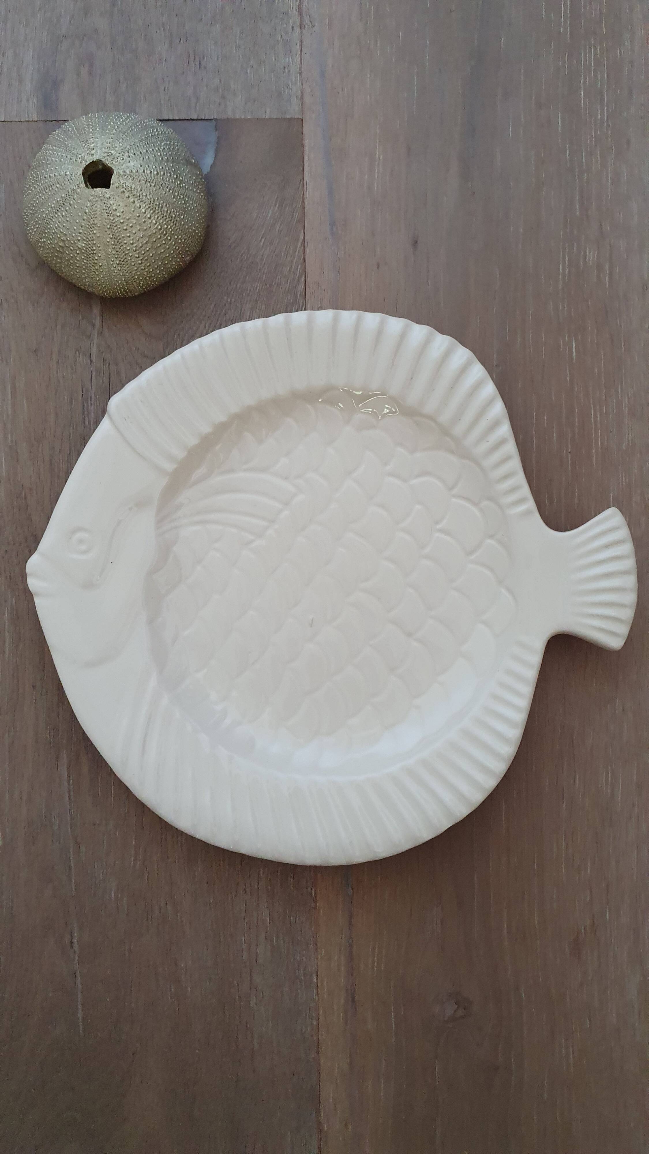 Ceramic dish Poisson Poët Laval