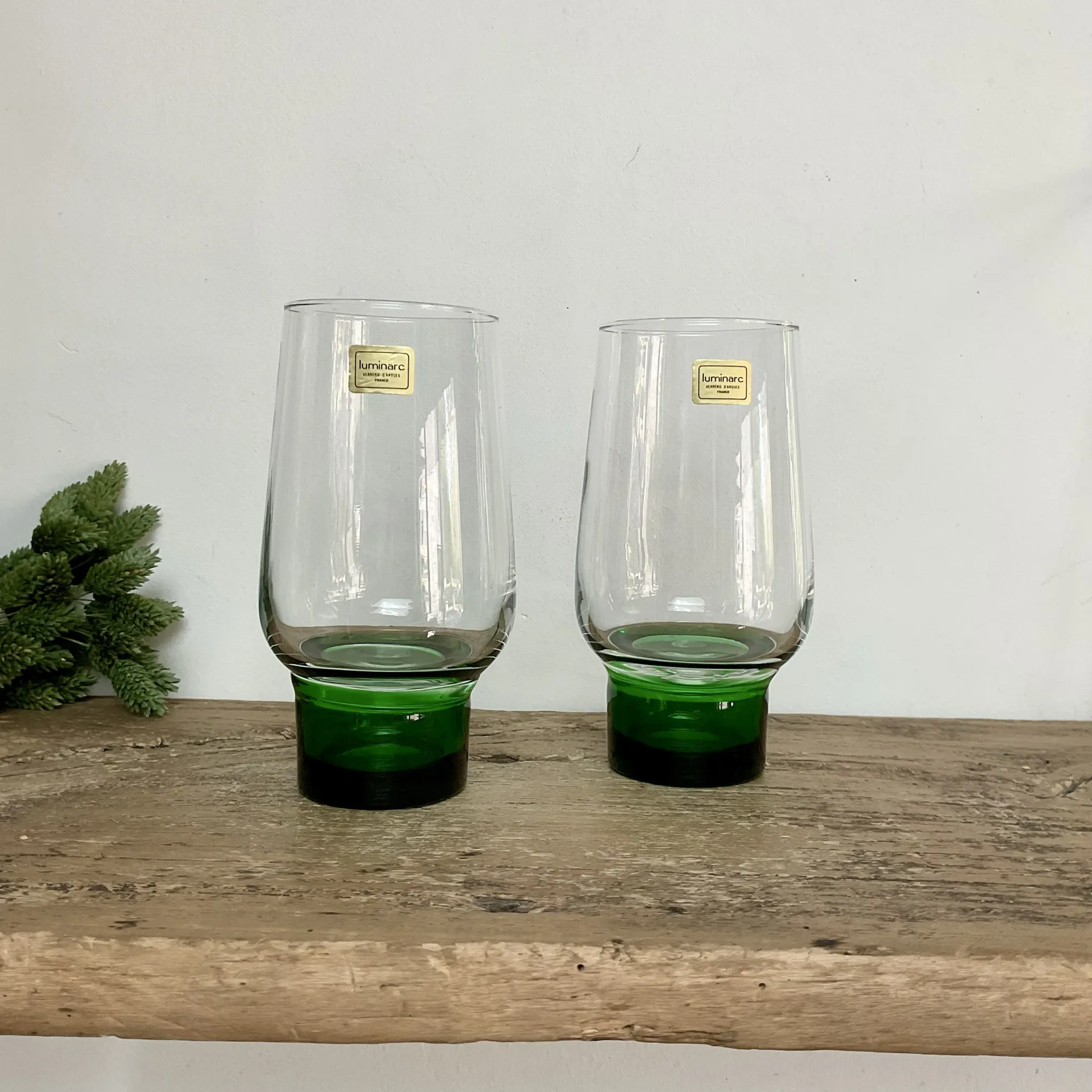 6 Luminarc Vintage glasses