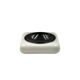 Space age black and white ceramic ashtray / vide poche, Italy 1970s