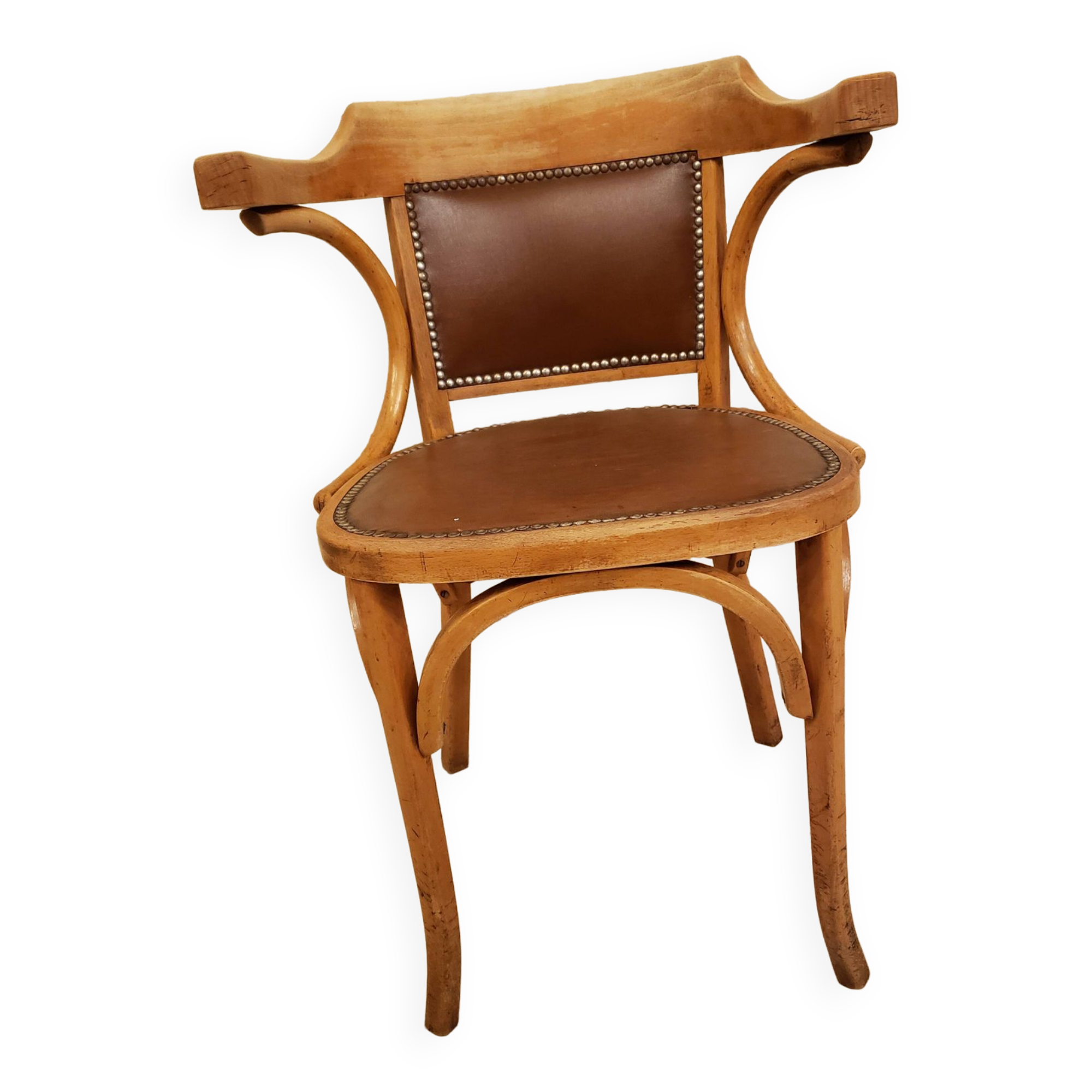 Baumann faux leather office chair