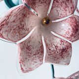 Murano glass flower wall lamp