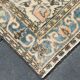 Tapis Turc Vintage Oushak, Couloir Pêche Bleu, 120x194 Cm