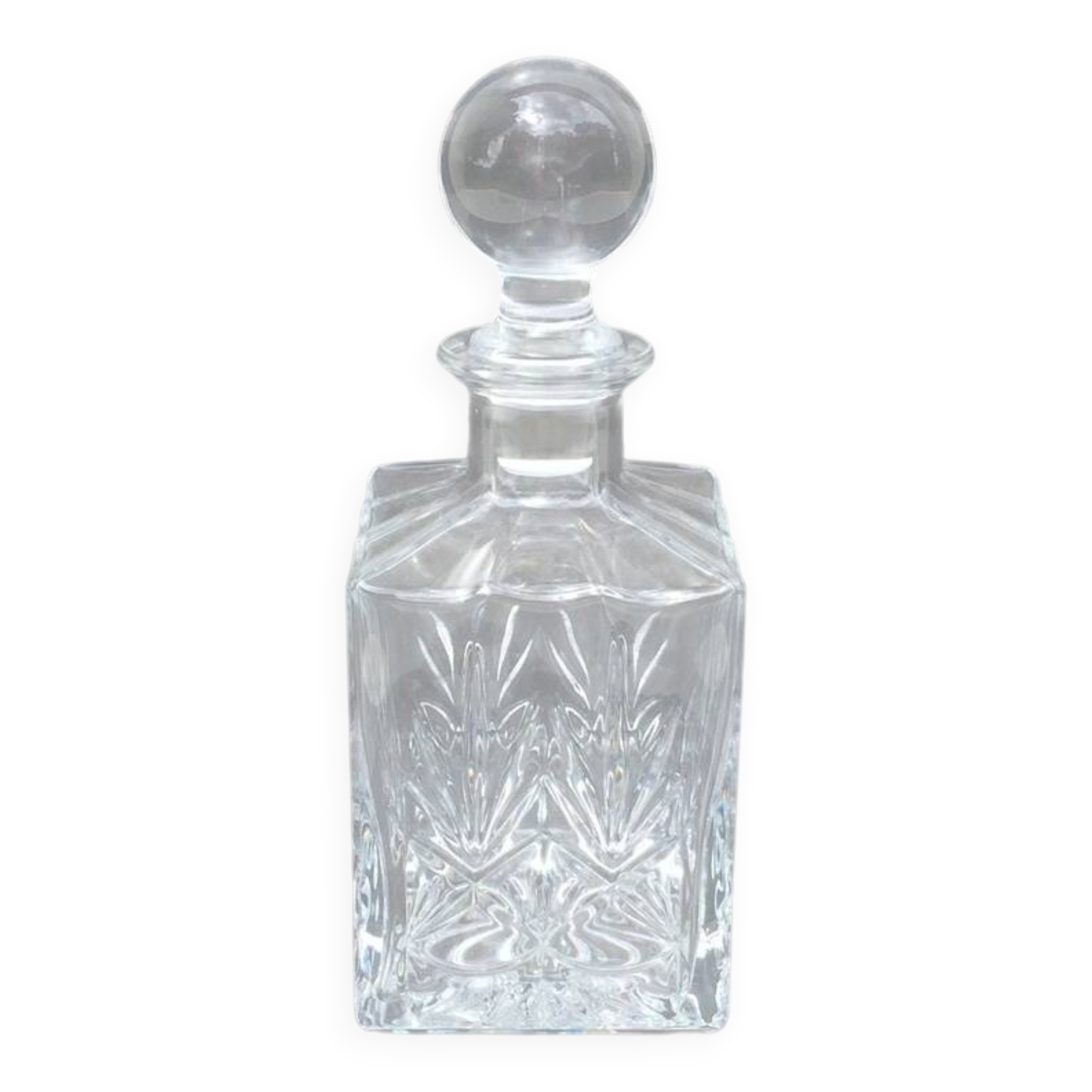 Val Saint Lambert style carafe. Vintage. New