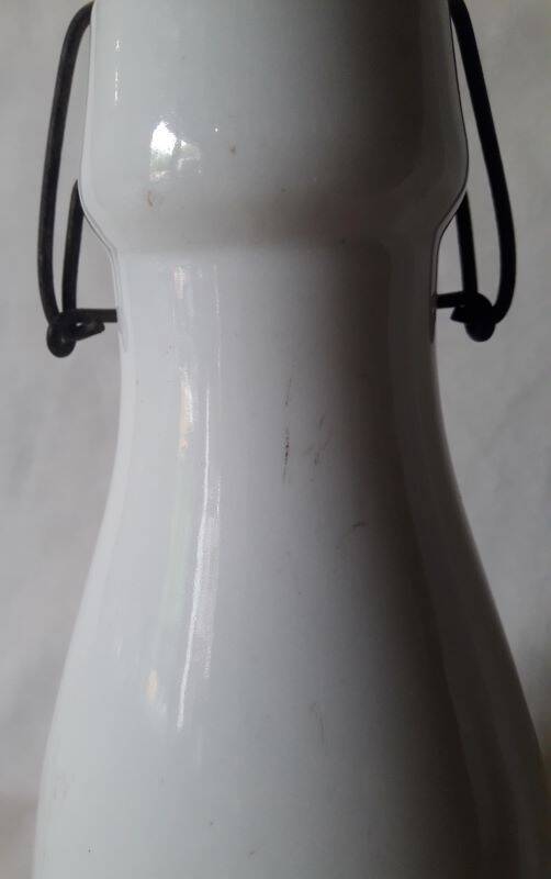 Advertising milk bottle