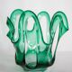 "Scarf" Vase Artisan Large Vintage Mid-Century Glass Vase
