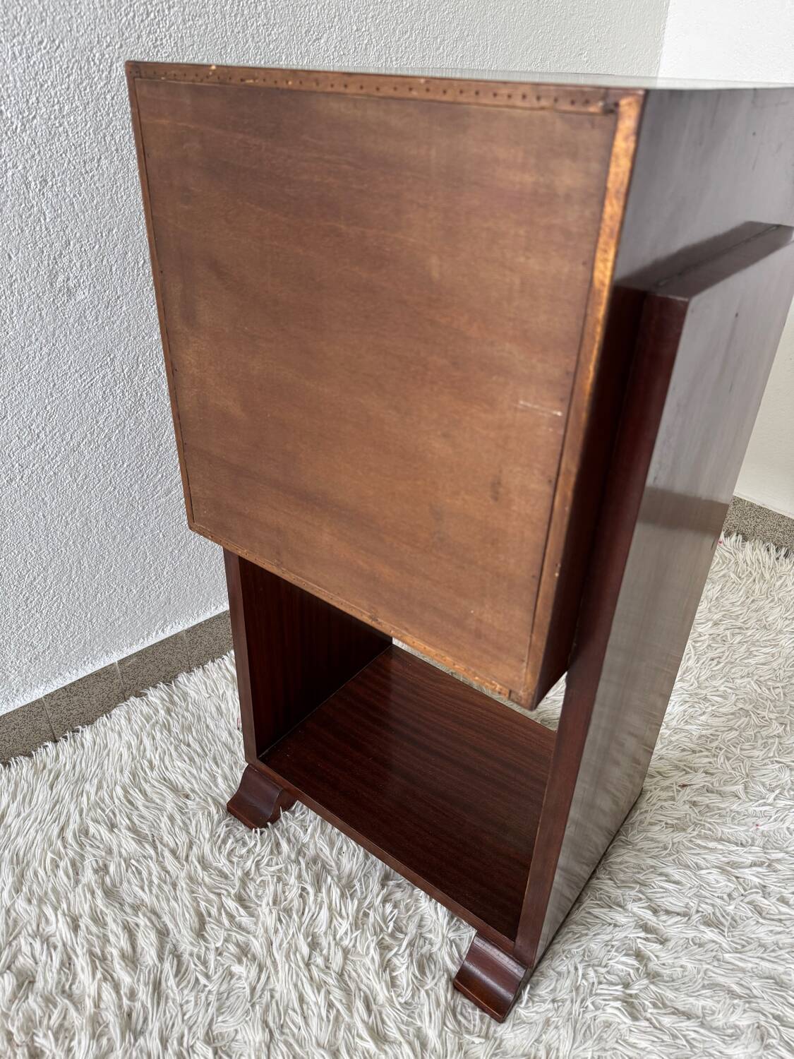 Art Deco vinyl record holder cabinet