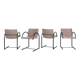 Set of four postmodern Metaform 'Cirkel' dining chairs.