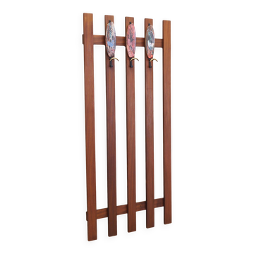 Teak hanger, Danish design, 1970s, production: Denmark