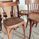 Lot de 6 chaises anciennes de bistrot