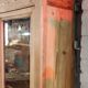 Ancien buffet deux corps vaisselier en pin