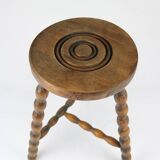 Vintage Tripod Stool