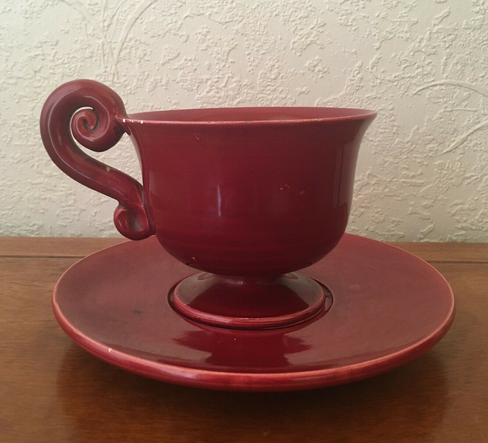 Lot of 5 cups and under ceramic cups 60-70 years