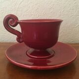 Lot of 5 cups and under ceramic cups 60-70 years