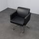 Pair of leather swivel armchairs by Poltrona Frau, Italy, 1990s