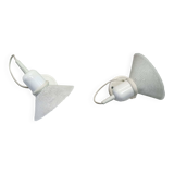 Pair of 80's wall lights.