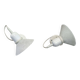 Pair of 80's wall lights.