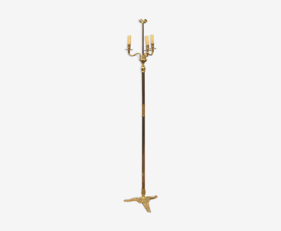 Lampadaire en bronze