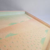 Anne stringer Alpac pink France vintage fiberglass tray