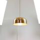 Space Age Brown Pendant Lamp from Guzzini, 1960s