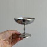 8 coupelles à dessert en inox