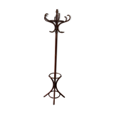 Curved wood coat racks