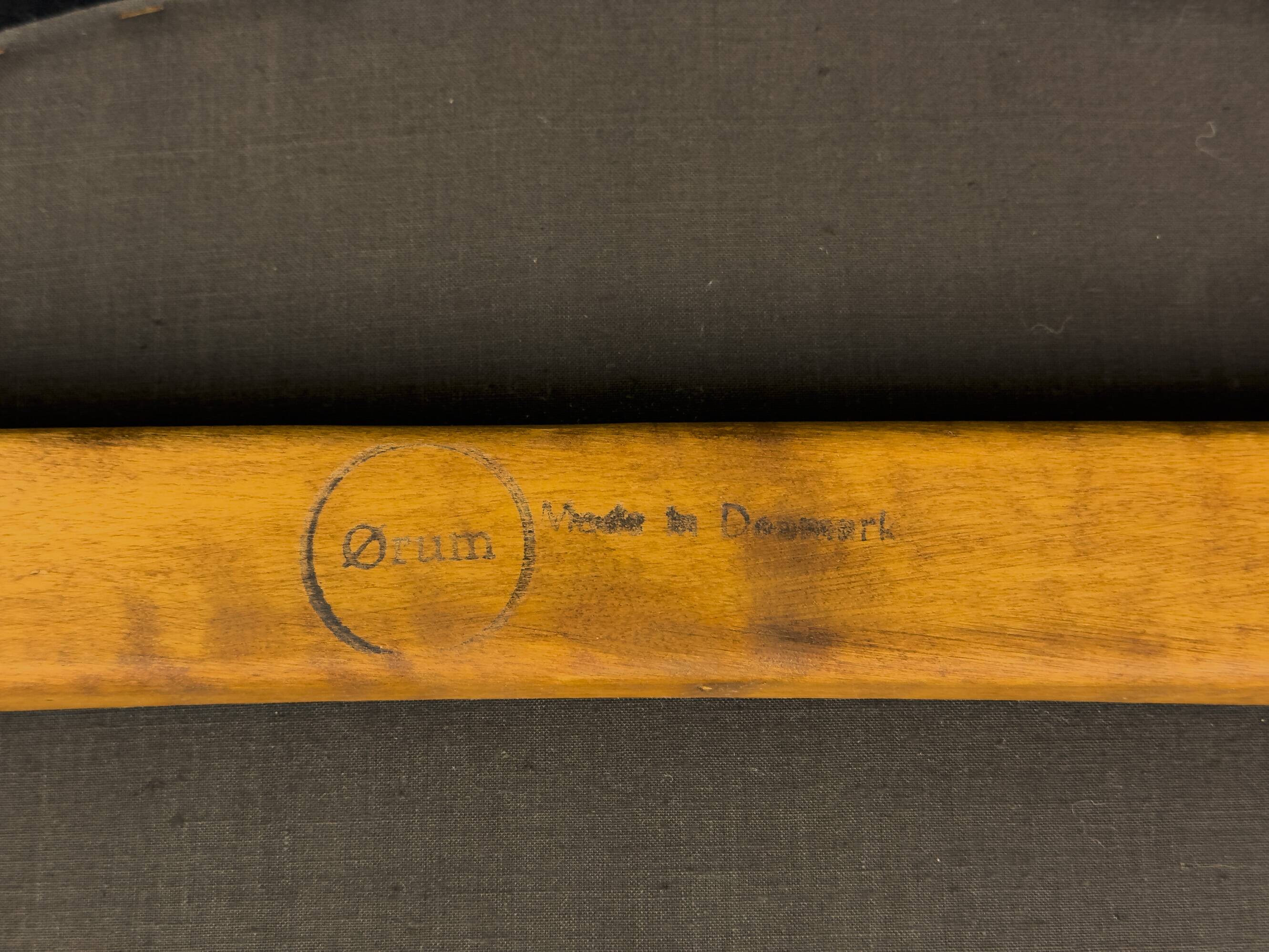 Fauteuil en teck danois par Erik Buch pour Ørum Møbelfabrik, années 1960.