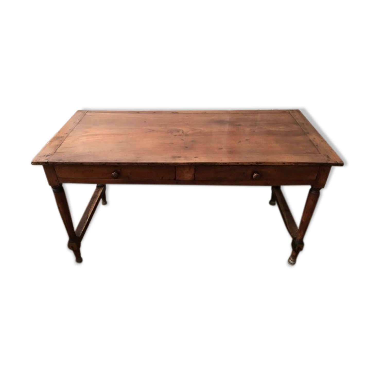Solid wood farm table
