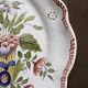 Hand-painted Rouen porcelain plate