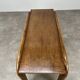 1950s modernist side table, wood, vintage