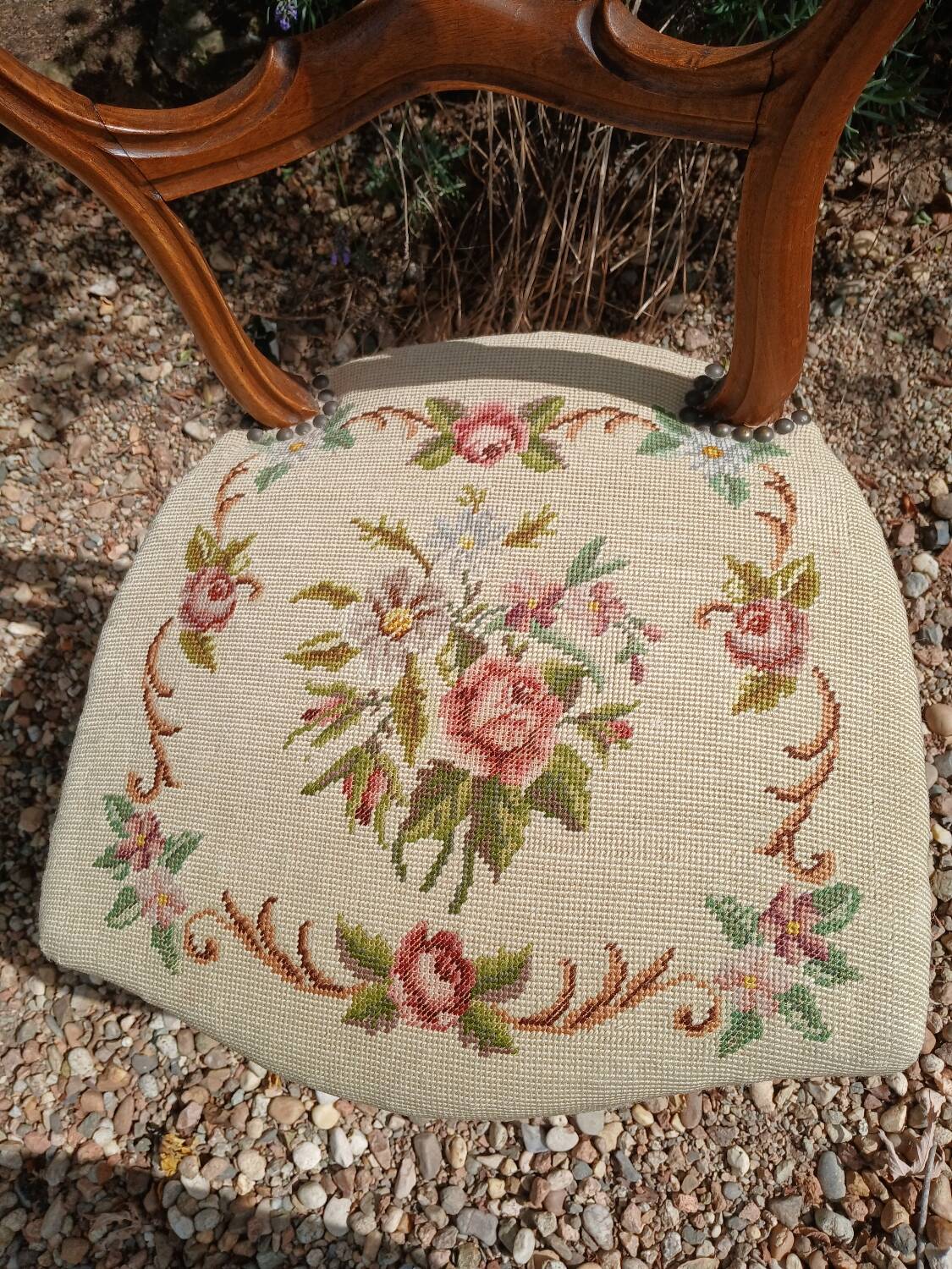 Antique upholstered chair