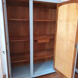 3-door cabinet 1950 solid hemp painted