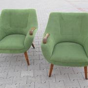 Sofa Orange organic Danish 50s/60s