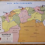 School map old tunisia