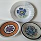 Set of vintage French plates – Gien, Lunéville & Digoin – 1960s