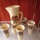 Carafe et mugs