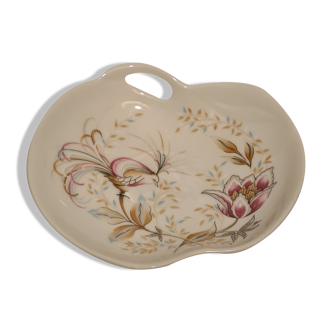 Royal Lys porcelain dish Floral decor