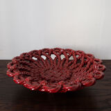 Fruit dish in majolica Cerenne Vallauris