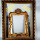 Old frame Louis XV style foliage 44x34cm gilded stucco wood SB170