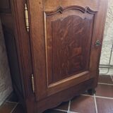 Small solid oak sideboard