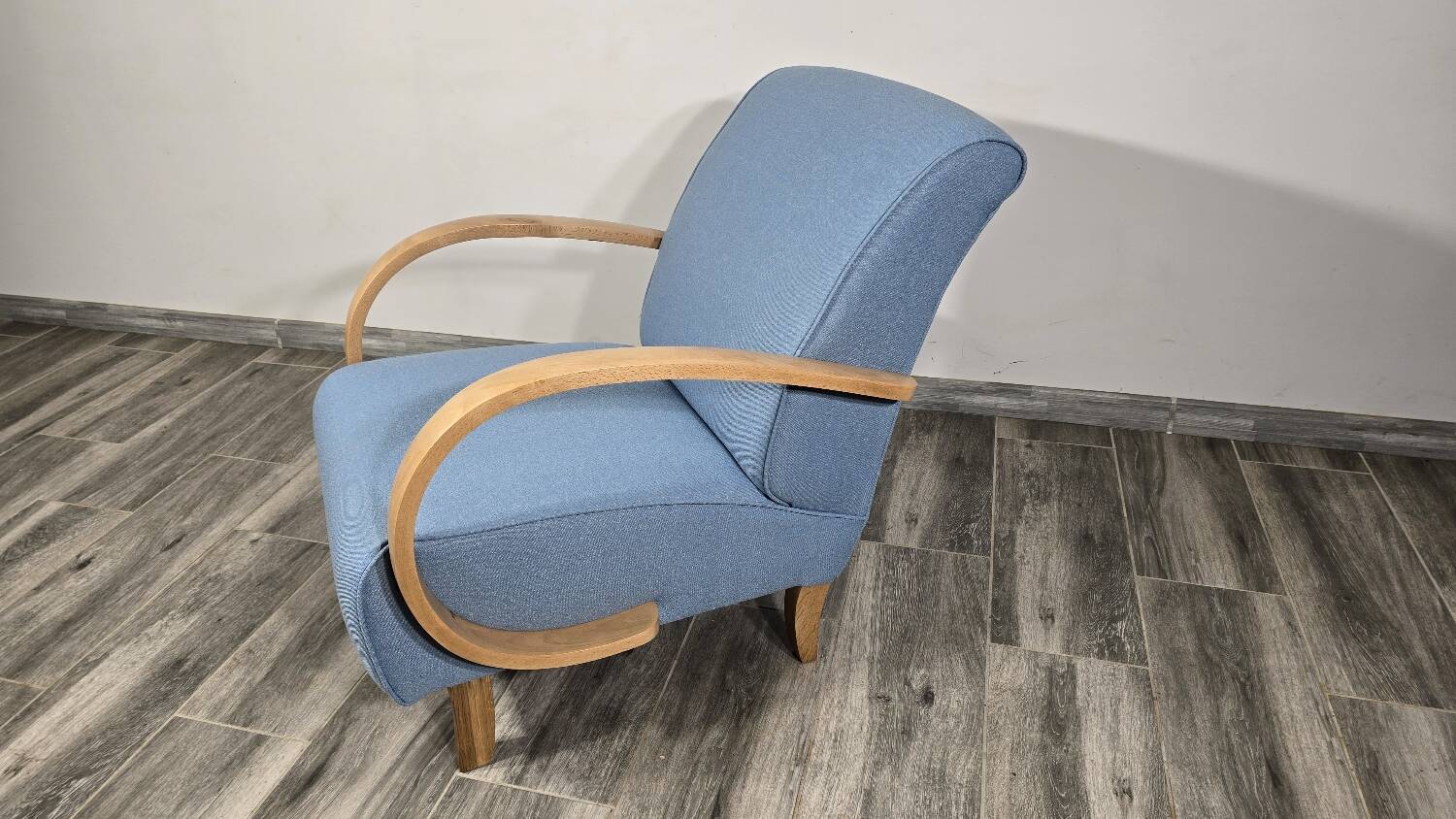 Art Deco Lounge Chair by Jindrich Halabala, 1940s