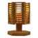 Pine table lamp by Pelle Snickare, Sweden, 1970s