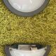 lot of 2 half-moon wall sconces in speckled sage green made in Italy vintage