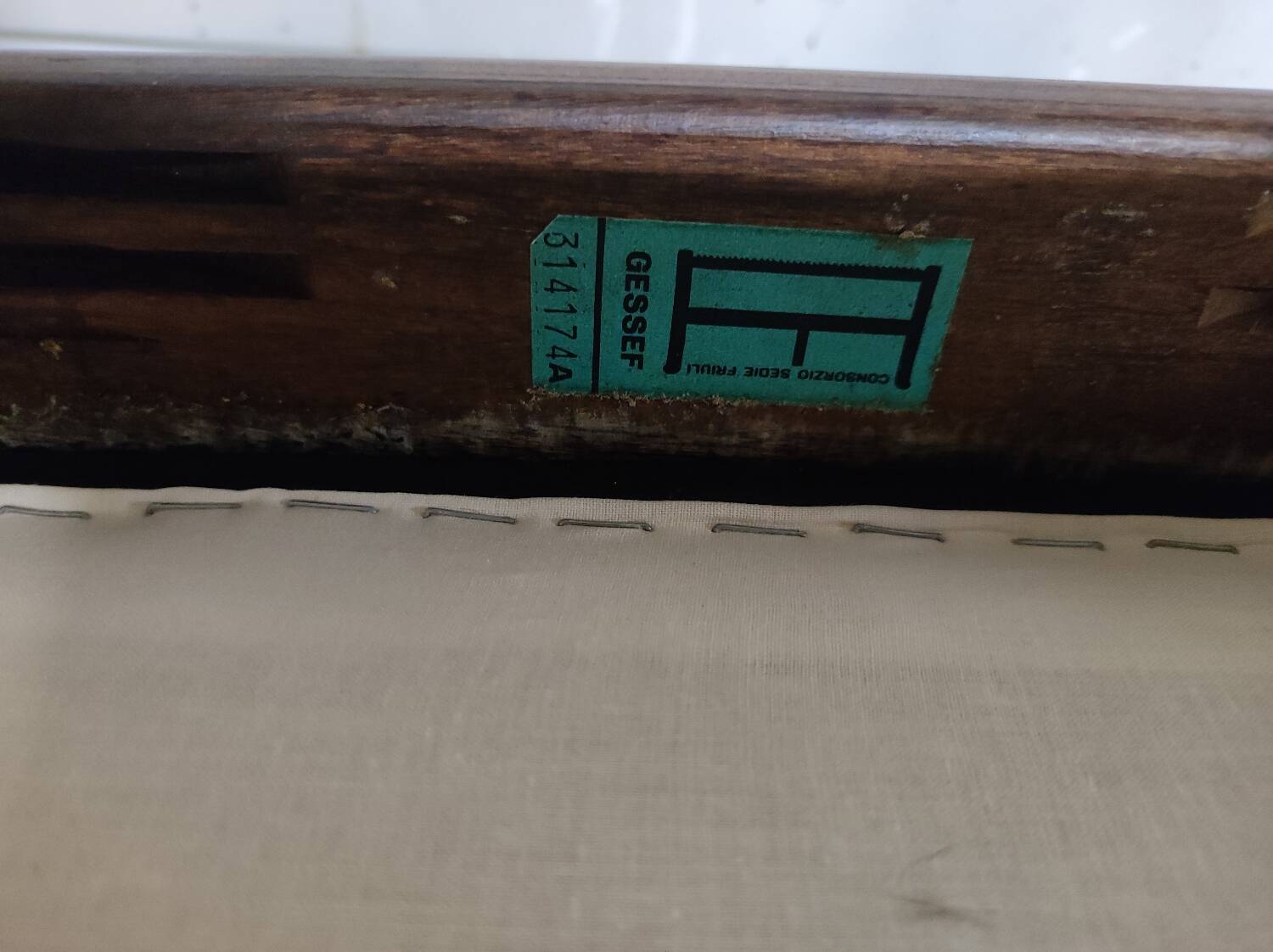 Vintage Scandinavian chairs Gessef teak 1960