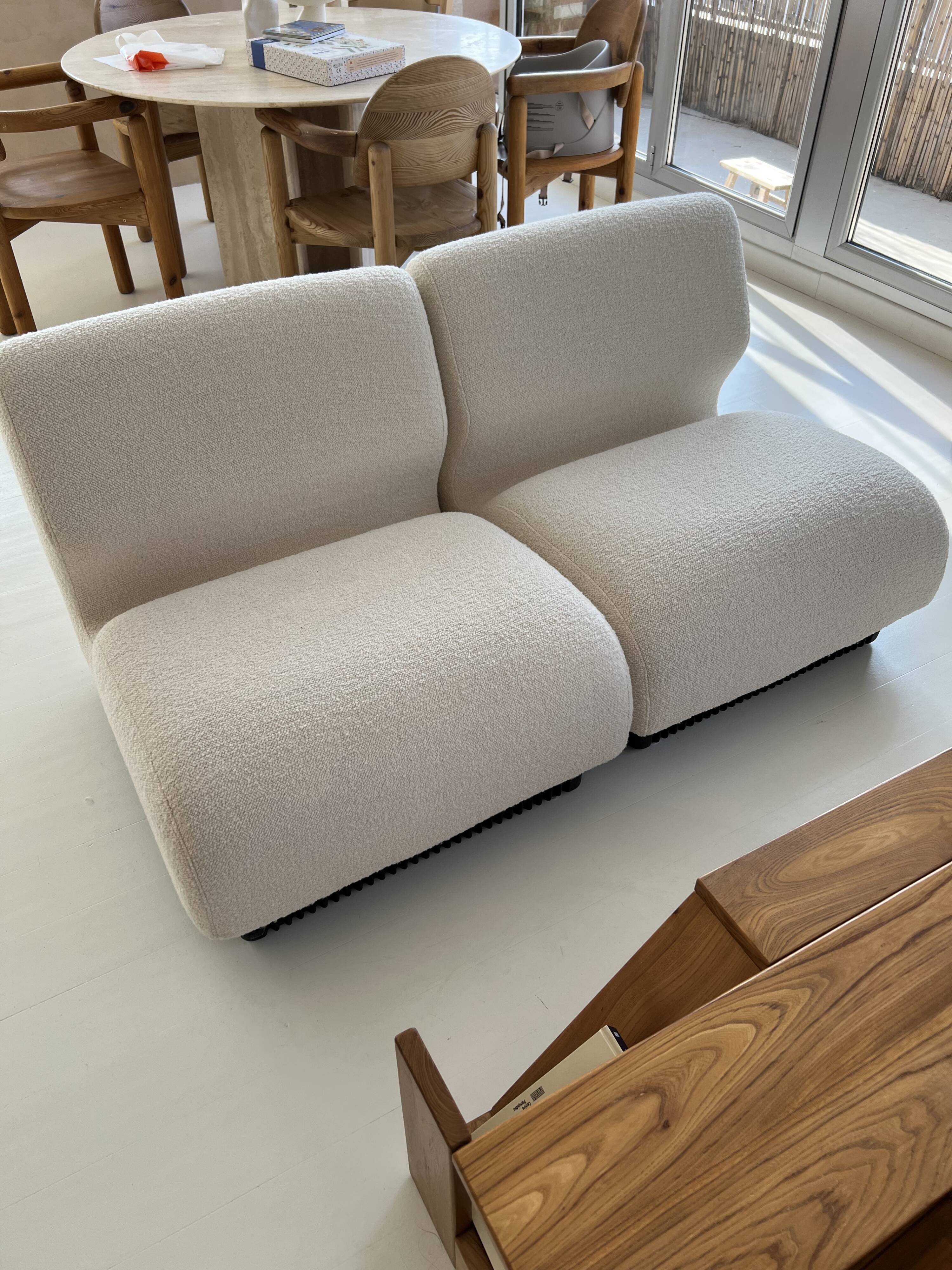 Ecru modular canapé Don Chadwick Herman Miller