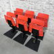 Ensemble de 6 chaises pliantes, sièges de cinéma