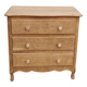 Oak chest of drawers